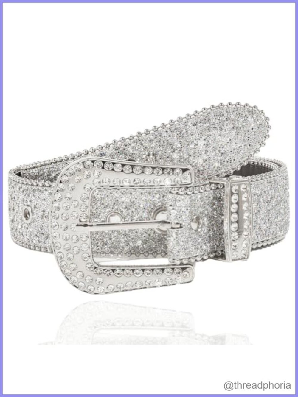 Rhinestone Western Belt for Women Cowgirl Bling Jeans Dress